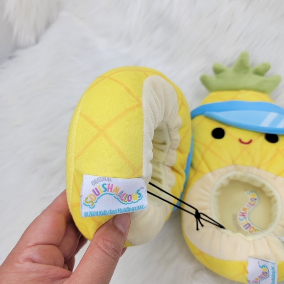 Squishmallows Maui the pineapple plush slippers. - Picture 3 of 5